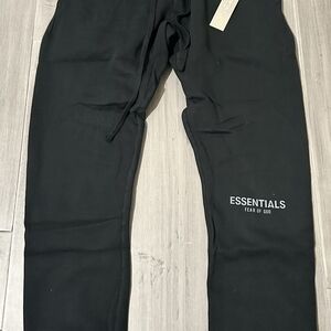 Essentials Fear of God Black Sweatpants